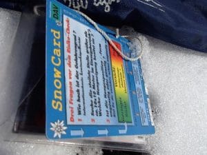 Kleine Lawinenkunde DAV Snowcard