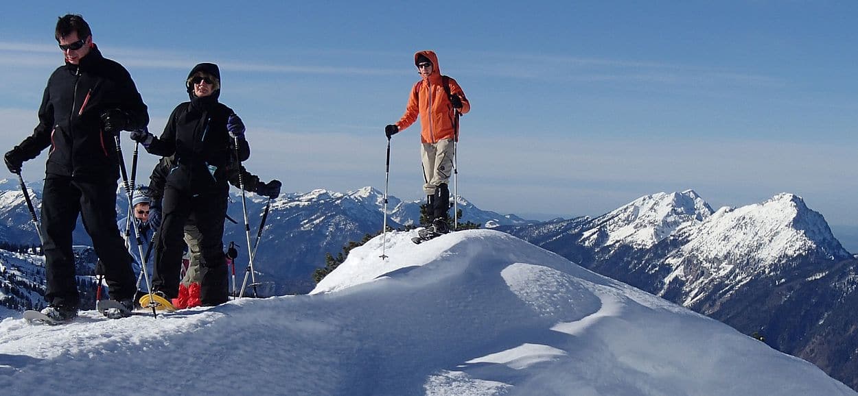 Outdoor Teambuilding Event Schneeschuhwandern, Schneeschuhtouren Berchtesgaden