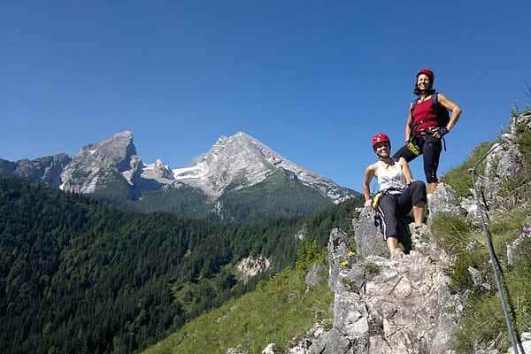 Teambuilding und Teamtraining am Klettersteig