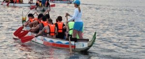 Drachenboot am Chiemsee