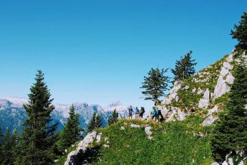 Hüttenwandern für Teams in Berchtesgaden, Chiemgau und in Lengriess
