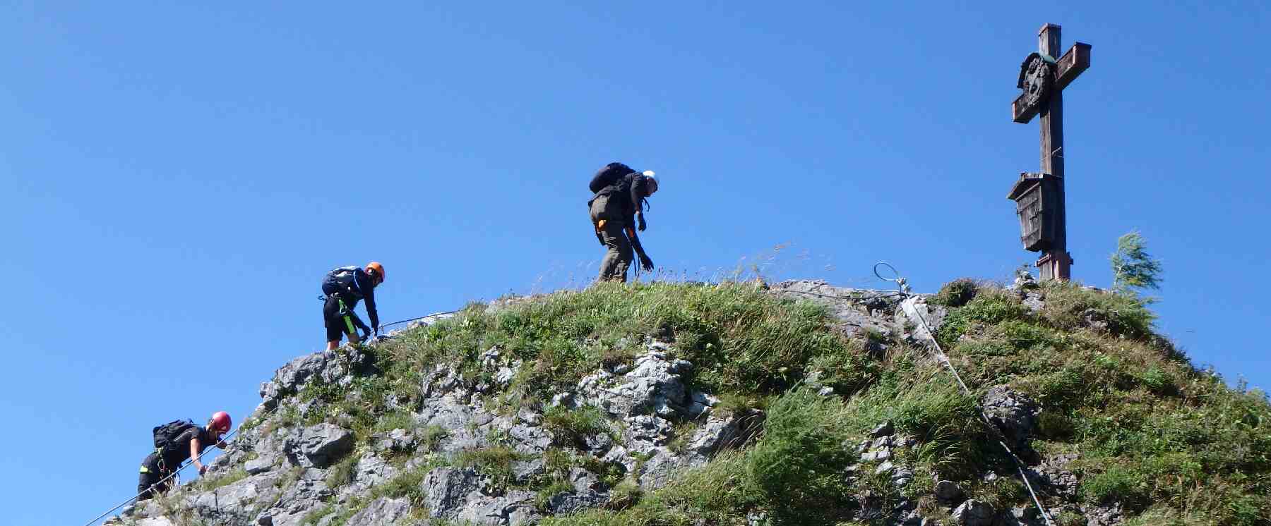 Klettersteig als Teamevent