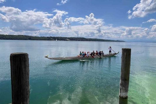 Drachenboot fahren am Starnberger See
