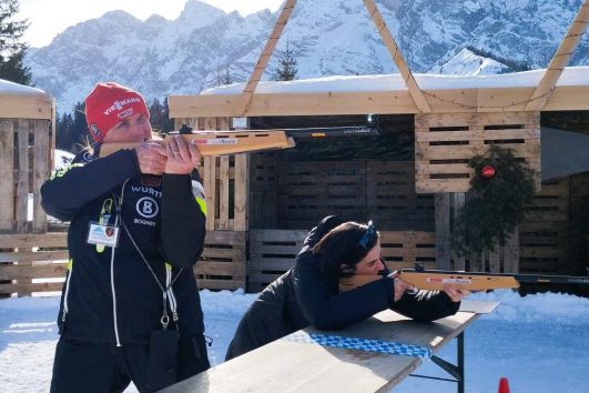 Biathlon und Schneeschuhwanderung